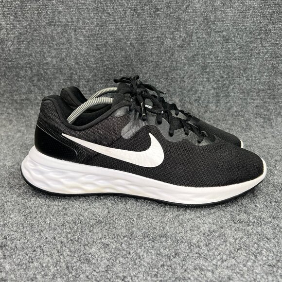 Nike Revolution 6 Running Shoes Men's Size 11 Black Athletic Training Sneakers - Picture 1 of 11